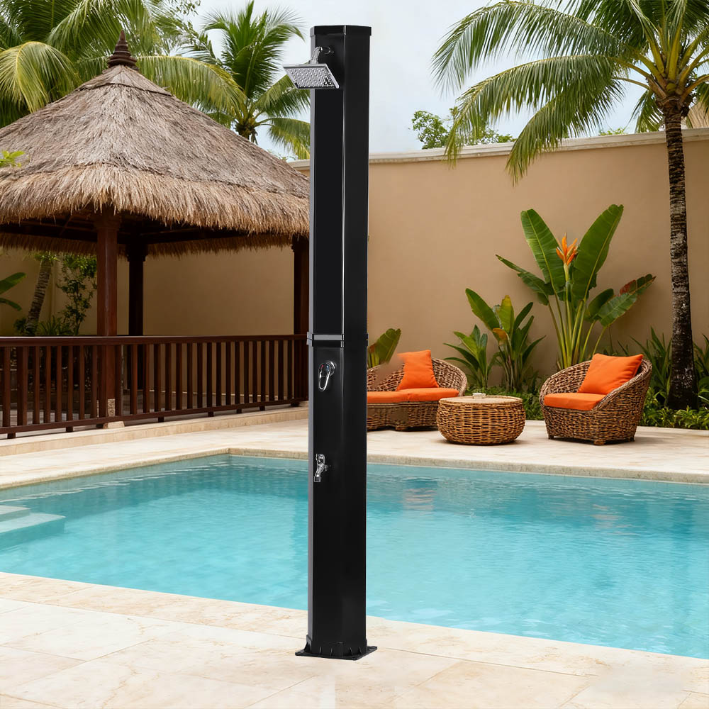 LY60L01 Cith Mór Báistí Breise Ceann Gairdín Cith Solar